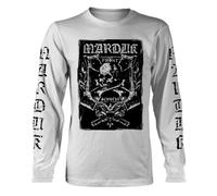 Marduk - T-Shirt Manches Longues FRONTSCHWEIN - Adulte (L) (Blanc)