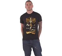 Marduk T Shirt Rom 5:12 Or Band Logo Nouveau Officiel Homme Noir Size M