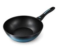 MARE Poêle Wok Induction en Acier Forgé 26 cm, Antiadhésif sans PFOA, Tous Feux, Briebe, Mare, , Bleu Bleu