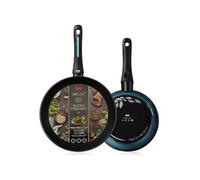 MARE Set 2 Poêles Induction en Acier Forgé 20-24 cm, Antiadhésif sans PFOA Mare Bleu
