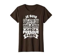 maréchal-ferrant drôle T-Shirt, Femme, Marron, L