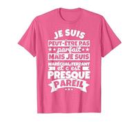 maréchal-ferrant drôle T-Shirt, Homme, Rose Chiné, S
