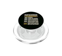 Maréchal-Ferrant Tarif Horaire Humour Texte Allemand PopSockets PopGrip pour MagSafe