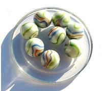 MaRécréation - 2 Calots MULTI-CHIFFONADE - Bille en verre de 25 mm