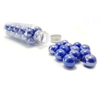 MaRécréation - 30 Billes Nacrées 16 mm - Bille en Verre à Collectionner (Bleu)