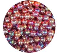 MaRécréation - 30 Billes Rouge Irisé Billes en Verre 14 mm - Bille en Verre à Collectionner