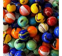 MaRécréation - Boîte de Billes à Offrir : 60 Billes aux Couleurs Exotiques.