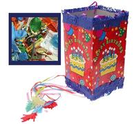 Pinata avec ficelles à tirer pour l'ouvrir - Livrée sans jouet