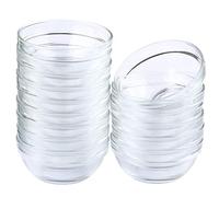 Maredash Mini Bowls 4 Inch Glass Bowls for Kitchen Prep, Dessert, Dips, and Candy Dishes ,4oz Stackable Dishware safe ,Set of 16 (combination)