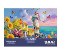 Marée Conte de fées Scene Illustration Puzzle 1000 Pièces Adultes intéressant Puzzles 1000 Pièce Jeu Éduchatif Décor À La Maison 70x50cm/1000pcs