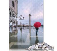 Marée Haute à Venise - Puzzle en Bois de 1000 pièces - Puzzle Unique et créatif - Cadeau pour Adultes, Jeu Familial Stimulant - 1000 pièces (75 x 50 cm)