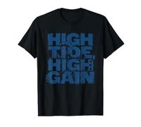 Marée Haute de Surf Rock T-Shirt Graphique avec Valeur