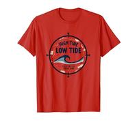 Marée Haute, marée Basse, Je resterai à Vos côtés T-Shirt, Homme, Rouge, S