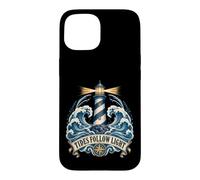 Marées Suivent Lumière Phare Nautique Vagues Coque pour iPhone 15