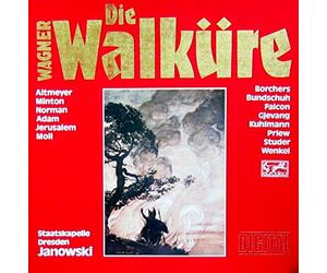 Marek Janowski & Staatskapelle Dresden / Siegfried Jerusalem / Kurt Moll / Theo Adam / Jessye Norman / Jeannine Altmeyer / Yvonne Minton / Cheryl Studer u.a. - Wagner: Die Walküre (Erster Tag des Bühnenfestspiels "Der Ring des Nibelungen") [Vinyl Schallplatte] [5 LP Box-Set]