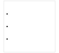 Mareli 40 feuilles blanches avec 3 trous pour album à anneaux, 27 x 29 cm