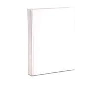 Mareli Album fotografico 23X30, 60 pagine Bianche (30 fogli) intervallate da pergamino, copertina Bianca per Scrapbooking