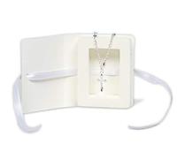 Mareli- Bomboniera Rosario Kit Petites Porte Chapelet Decina Inclus. Idéal comme bonbonnière pour première Communion ou Confirmation, A120-PR1, 4 boîtes Blanches 7 x 5,5 x 1 cm