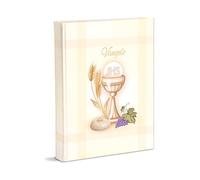 Mareli Évangile et Actes des Apôtres en couverture rigide avec impression Première Communion