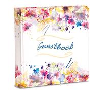 Mareli Livre d'invité, Blanc, 20 x 20 cm