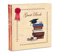 Mareli Livre d'invité pour Remise de diplôme, Blanc, 20 x 20 cm 70 Pages