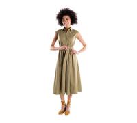 Marella, Femme, Robes, Vert, Taille: 40 FR Robe Chemisier Sans Manches