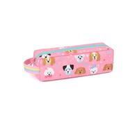 marelle CREATIVE MINDS Trousse École en Canvas - Trousse à Crayons Grande Capacité avec Fermeture Éclair - Trousse Scolaire - Pochette de Stylos - Feutres - Crayons de Couleur pour l’École