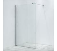 Marenza Bellini Douche à l'italienne - 120x200cm - verre clair - chrome SW797904/SW797917