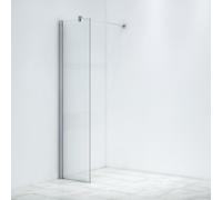 Marenza Bellini Douche à l'italienne - 50x200cm - verre clair - chrome WR50-C/C