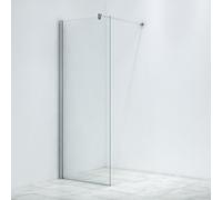 Marenza Bellini Douche à l'italienne - 80x200cm - verre clair - chrome SW797904/SW797914