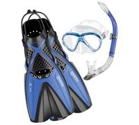Mares Aquazone Set X One Marea Snorkeling Set Bleu EU 35-38
