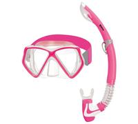 Mares Set masque et tuba Combo Pirate Neon – Enfants 8-14 ans, masque ergonomique, tuba semi-sec