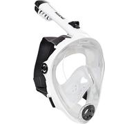 Mares Aquazone Full Face Mask - Masque Intégral Snorkeling Adulte, Jupe Silicone, Tuba Repliable, 3 Tailles