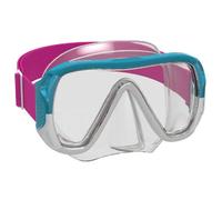 Mares Keewee Jr - Masque de plongée Enfant en Silicone, lentille Unique Verre trempé, Large Champ de Vision, Sangle Tissu Confortable avec Support Tuba