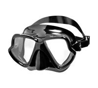 Mares Masque de plongée Zephir Adulte Verres trempés Micro-Frame Champ de vision EZ Adjust 360° Noir