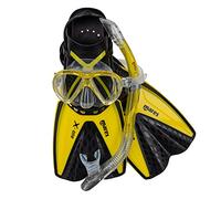 Mares Aquazone Set X-One Marea, Kit de Randonée Palmée Adult; Jaune M/L