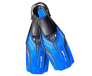 Mares Aquzone Nateeva - Palmes pour la Plongée, Snorkeling et la Natation pour Adultes, Bleu, XS