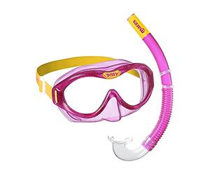 Mares Combo Dilly - Set Masque et Tuba Enfants 4-7 Ans, Masque Souple, Tuba Ergonomique avec Embout en Silicone, Snorkeling Junior