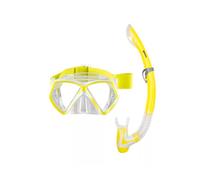 Mares Aquazone Pirate Neon Snorkeling Set Clair,Jaune Enfants