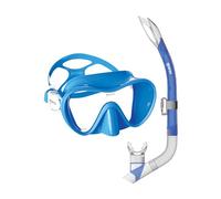 Mares Combo Tropical, Combinaison Masque et Tuba Randonée Palmée, Adulte, Taille Unique, Bleu