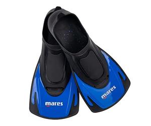 Mares Hermes - Palmes Courtes polyvalentes Unisexe pour Natation et plongée, Palmes Natation Piscine Confortables et légères avec Chausson Ouvert