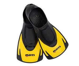 Mares Hermes - Palmes Courtes polyvalentes Unisexe pour Natation et plongée, Palmes Natation Piscine Confortables et légères avec Chausson Ouvert
