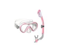 Mares Aquazone Vento Dry Junior Snorkeling Set Rose Enfants