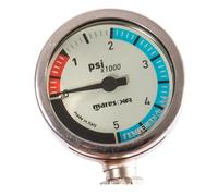 Mares Manomètre Spg52 Psi 15cm Rubber Oxygen Xr Line