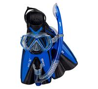 Mares Aquazone X One Pirate Snorkeling Set Bleu,Noir S Enfants