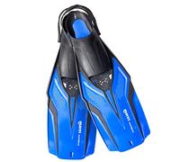 Mares Nateeva Junior - Palmes Snorkeling à Chausson Ouvert pour Enfants, Sangle réglable, Transport Facile, légères et Confortables