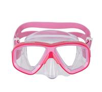 Mares Puffer - Masque de plongée Enfant à Double Verre, Taille XS-S, Jupe Siliter Confortable, Sangle Micro-Ajustable, lentilles PC résistantes