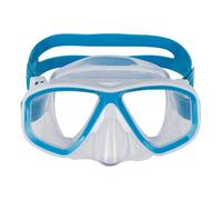 Mares Puffer - Masque de plongée Enfant à Double Verre, Taille XS-S, Jupe Siliter Confortable, Sangle Micro-Ajustable, lentilles PC résistantes