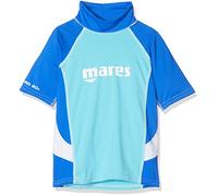 Mares Rash Guard sous-Combinaisons à Manches Courtes Garçon Bleu FR: XS (Taille Fabricant: XS)