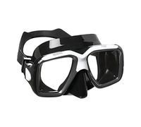 Mares Ray - Masque de plongée Adulte à Double Verre trempé avec Jupe en Silicone, Micro-Frame, Faible Volume Interne et Boucles à Clip Rapide